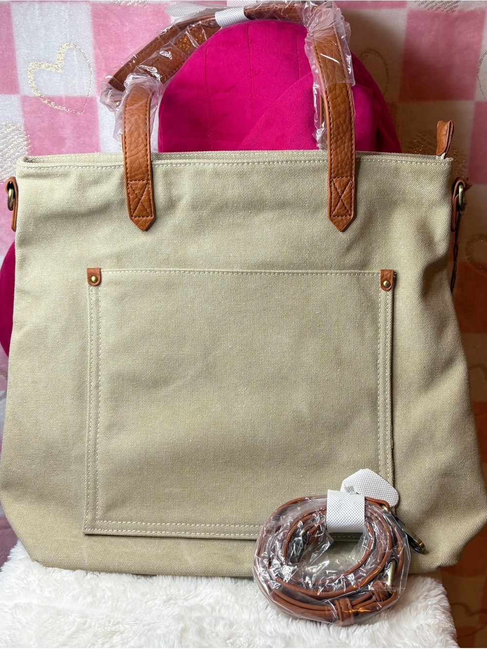 Canvas Tote Bag - Cream
